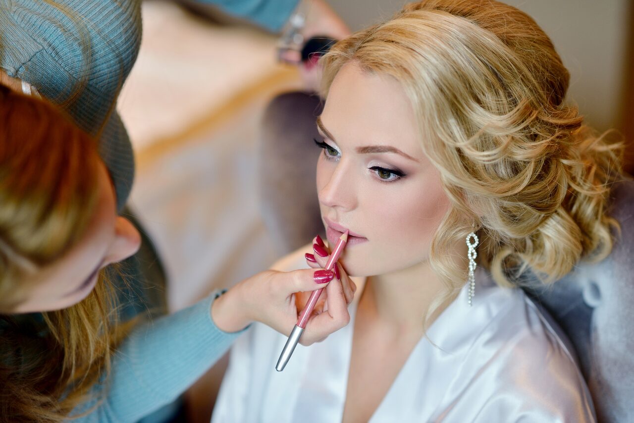 Braut Make-up am Hochzeitstag in Wien